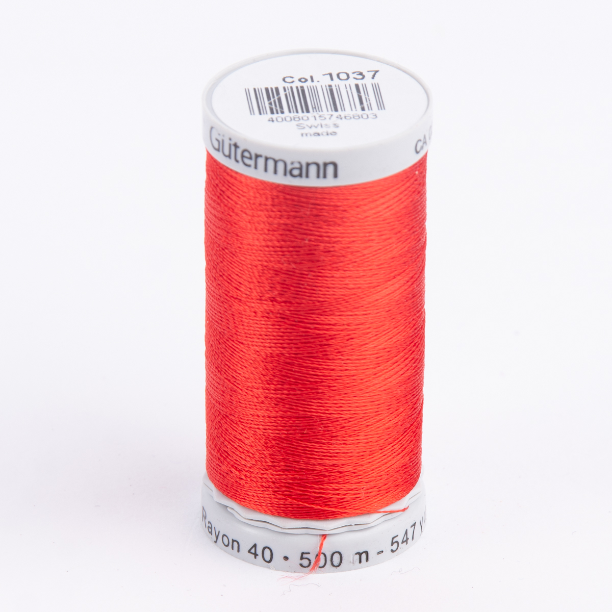 Schöner Leben Stickgarn Farbnr. 1037 Gütermann 500 Meter/Spule Viscose Sulky Rayon 40