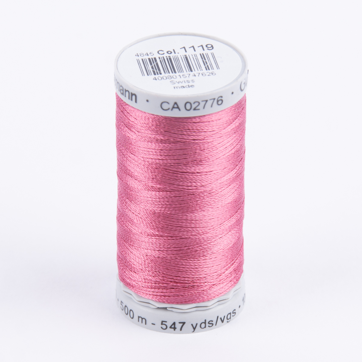 Schöner Leben Stickgarn Farbnr. 1119 Gütermann 500 Meter/Spule Viscose Sulky Rayon 40