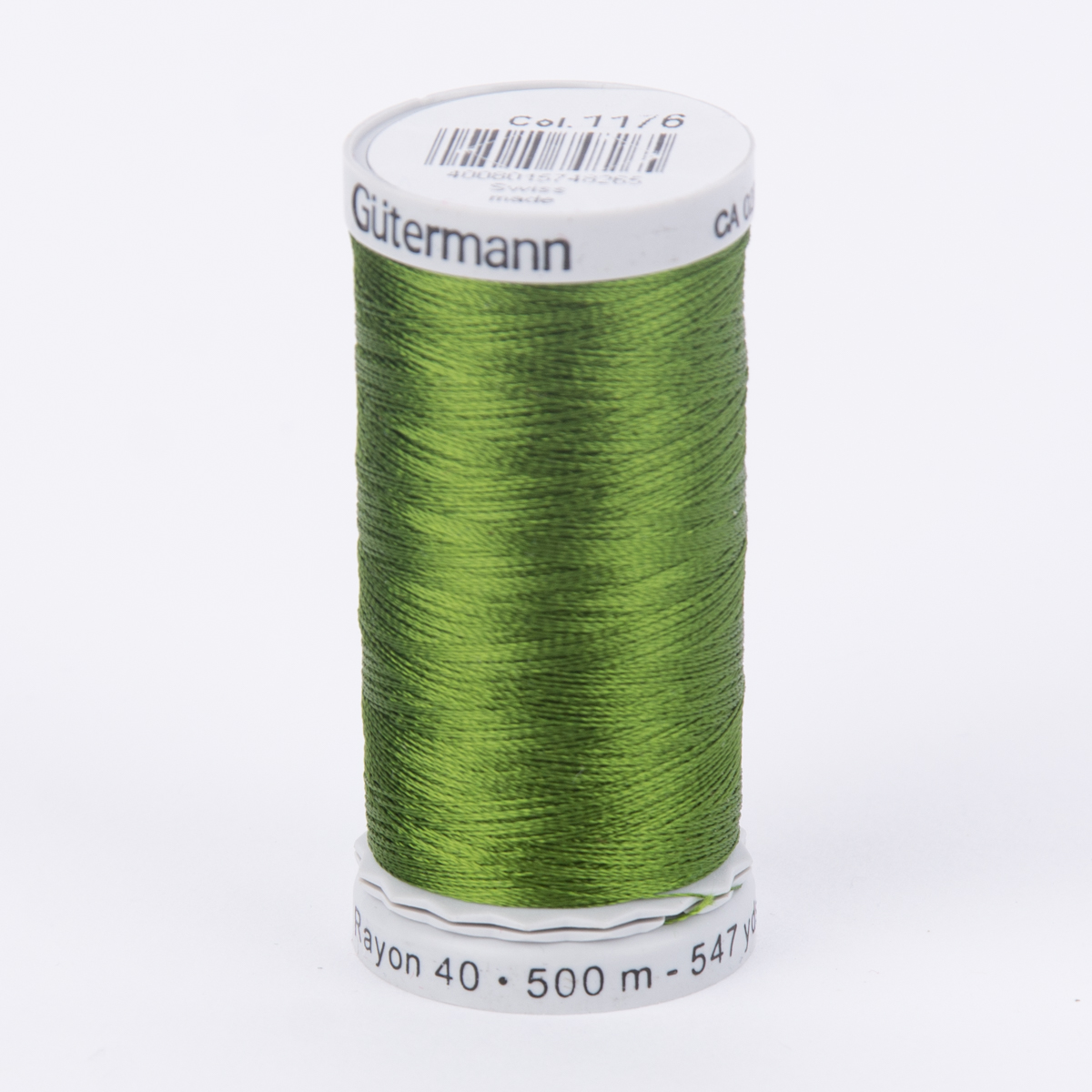 Schöner Leben Stickgarn Farbnr. 1176 Gütermann 500 Meter/Spule Viscose Sulky Rayon 40