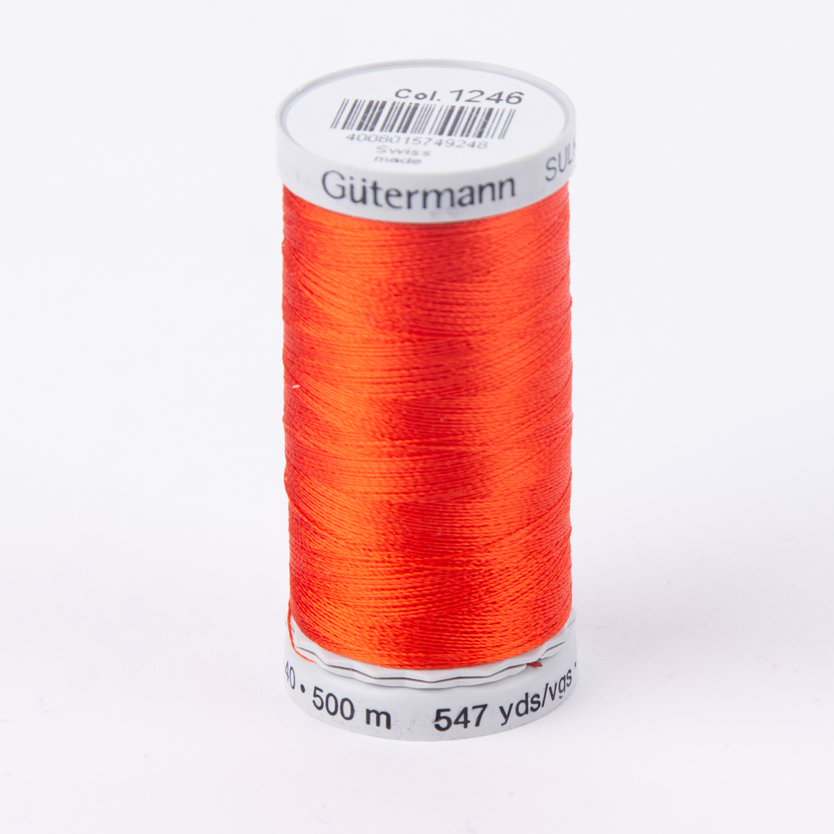 Schöner Leben Stickgarn Farbnr. 1246 Gütermann 500 Meter/Spule Viscose Sulky Rayon 40