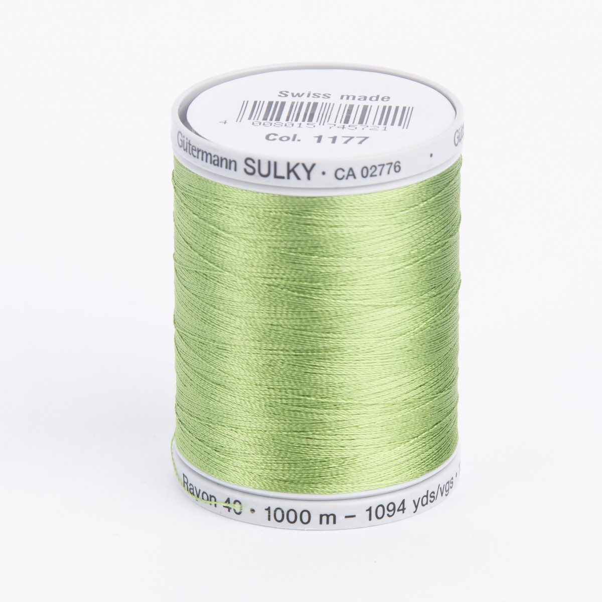 Schöner Leben Stickgarn Farbnr. 1177 Gütermann 1000 Meter/Spule Viscose Sulky Rayon 40