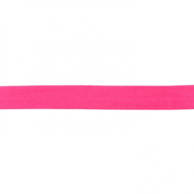 Schöner Leben Gummi Schrägband extra weich pink Breite: 2cm