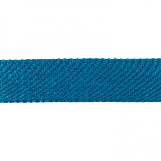 Schöner Leben Gurtband Baumwolle jeansblau Breite: 4cm