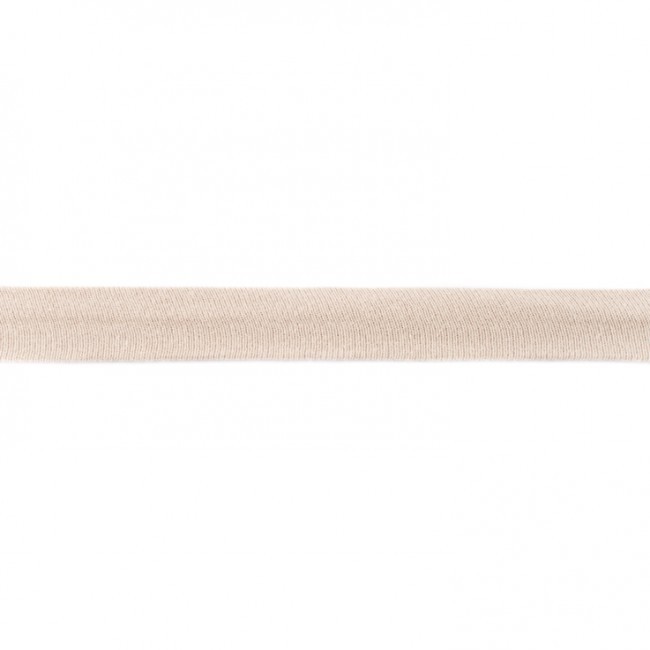 Schöner Leben Jersey Schrägband beige Breite: 2cm