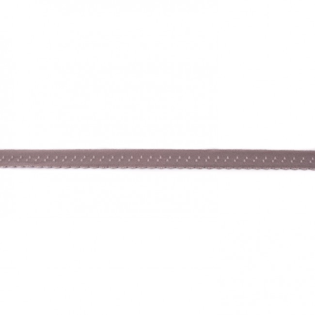 Schöner Leben Gummiband Elastic Abschlussspitze Schrägband hell taupe Breite: 1,2cm