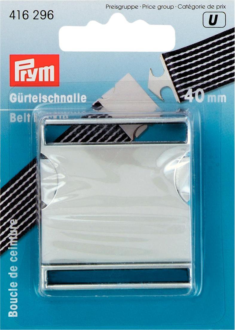 Schöner Leben Prym Gürtelschnalle silberfarbig Metall 40mm