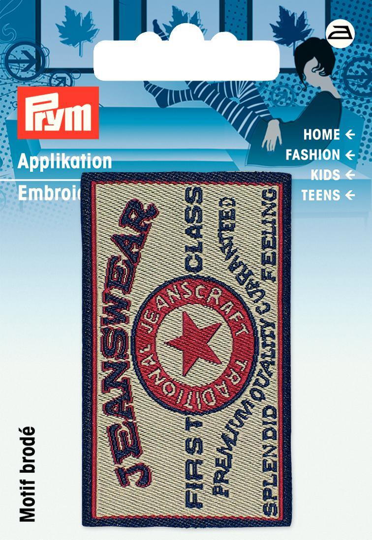 Schöner Leben Prym Applikation Jeanswear 6x3,5cm