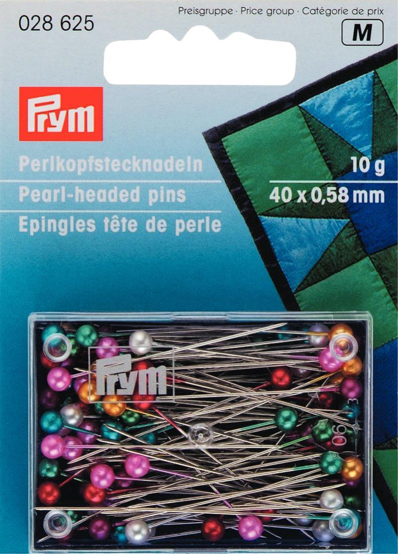 Schöner Leben Prym Perlkopf Stecknadeln 40x0,58mm 10g