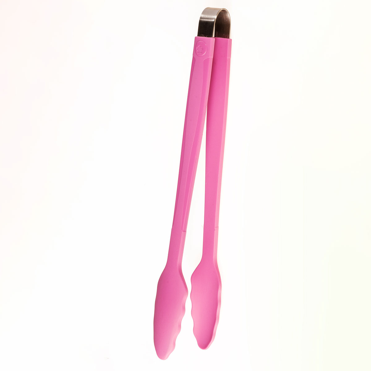 Schöner Leben Kochblume Gourmetzange Servierzange Silikon mit Edelstahlkern 33cm pink