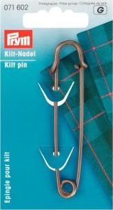 Schöner Leben Prym Kilt Nadel MS 76mm bronze