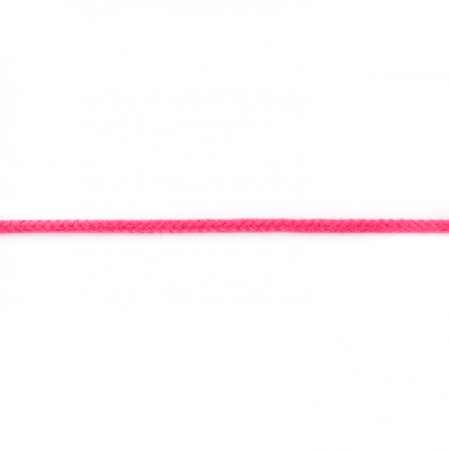 Schöner Leben Baumwoll Kordel Zierband pink Breite: 5mm