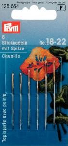 Schöner Leben Prym Sticknadeln mit Sp. ST 18-22 silberfarbig