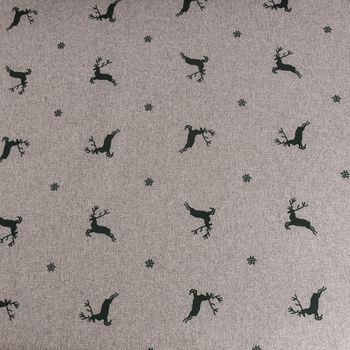 jacquard hirsch stoff jersey