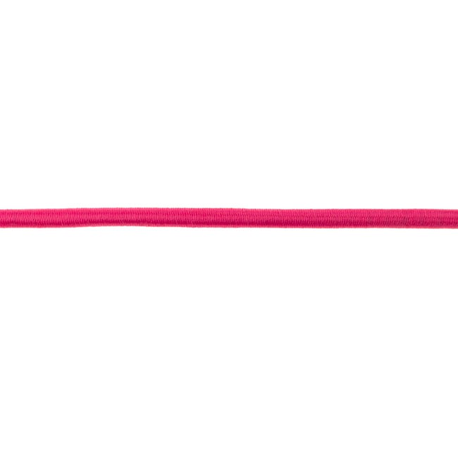 Schöner Leben Rundgummi Gummi Band rund pink Breite: 5mm