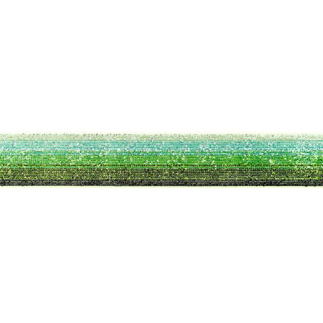 Schöner Leben Band Glitzer Farbverlauf oliv grün blau Breite: 2,5cm