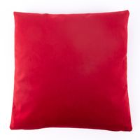 Kissenhülle Duval Samtkissen rot 50x50cm
