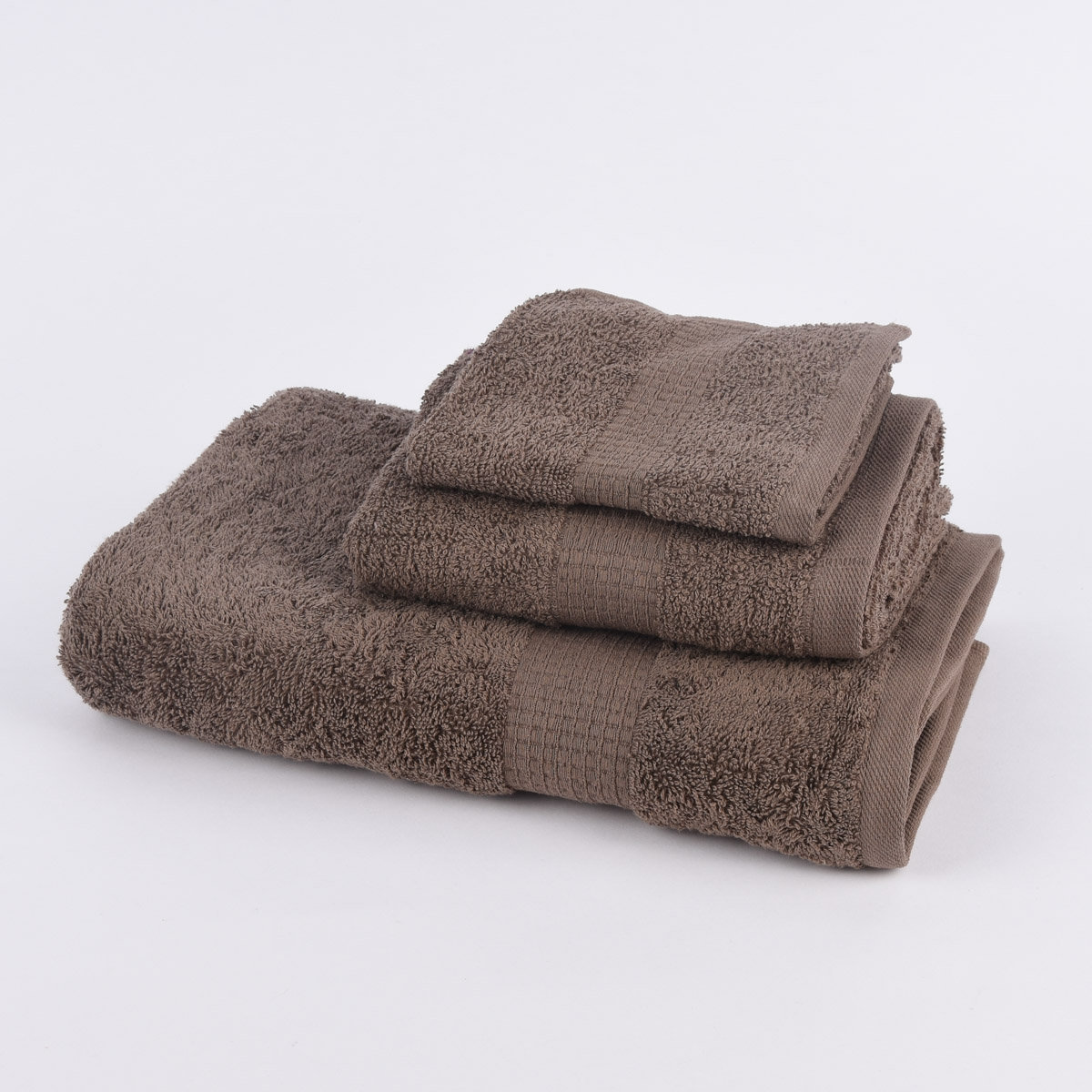Qualitätsfrottee Handtuch 100% Baumwolle 500g/qm braun