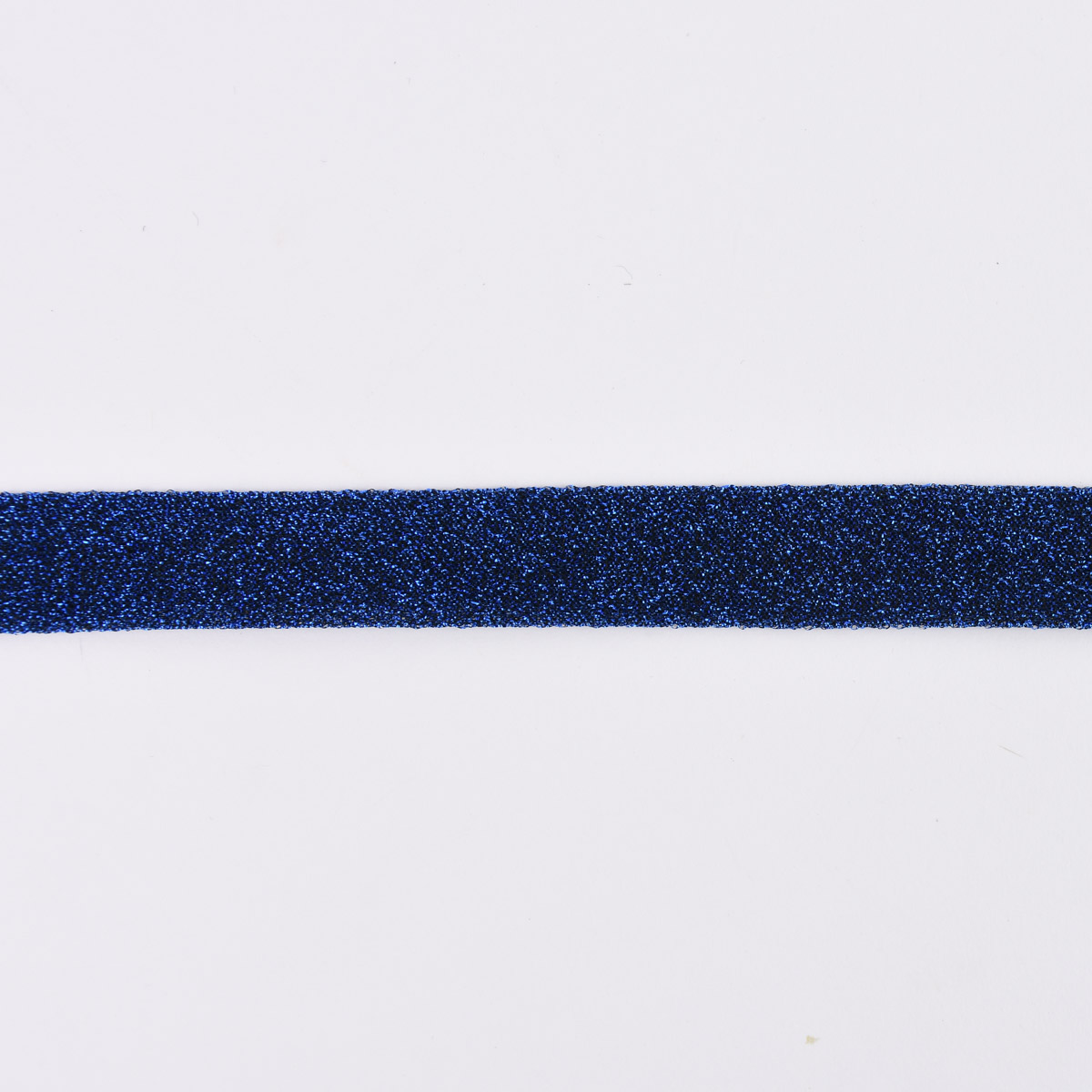 Schöner Leben Schrägband Einfassband Lurex Glitzer blau Breite: 2cm