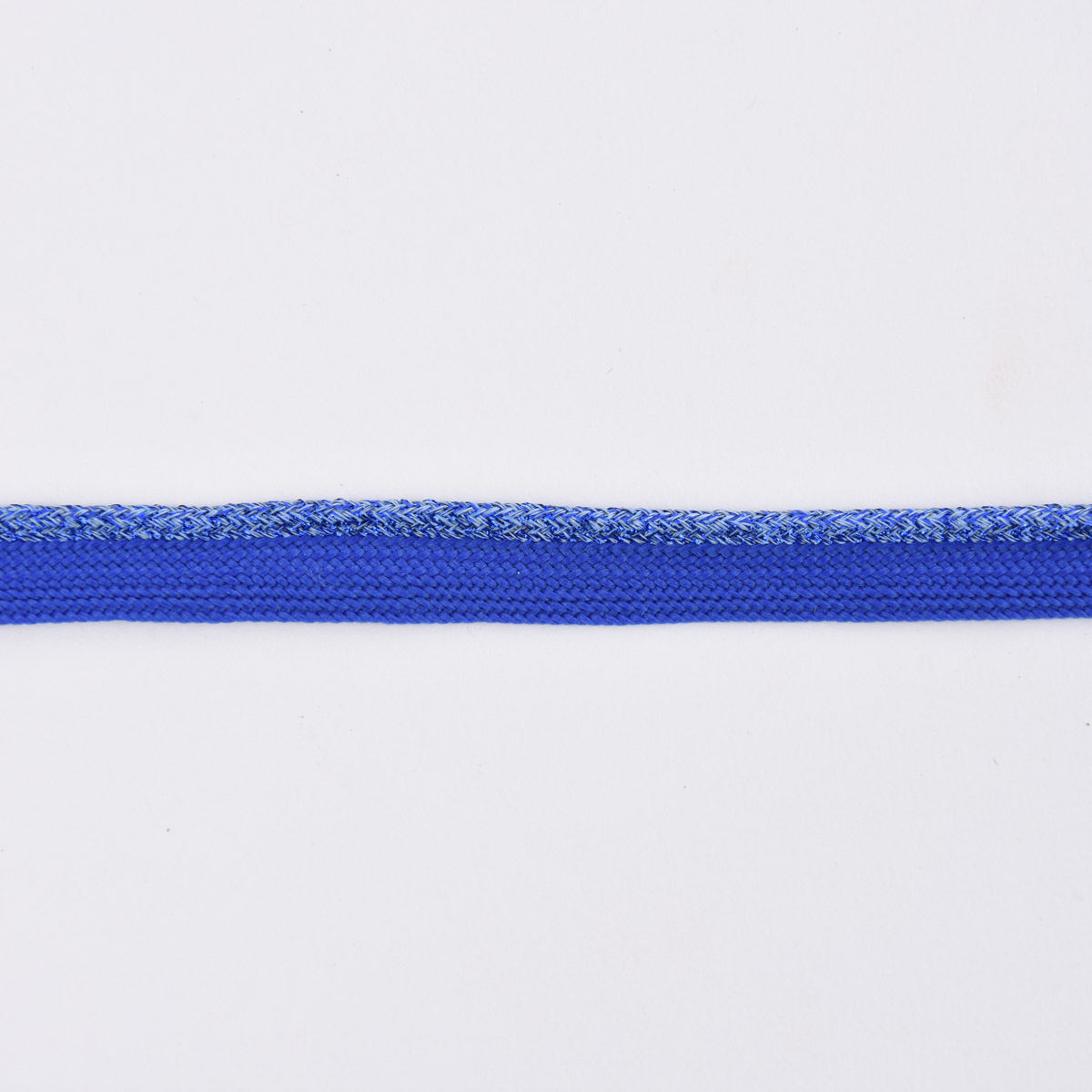 Schöner Leben Paspelband Polyester royalblau Glitzer Lurex Breite: 1cm