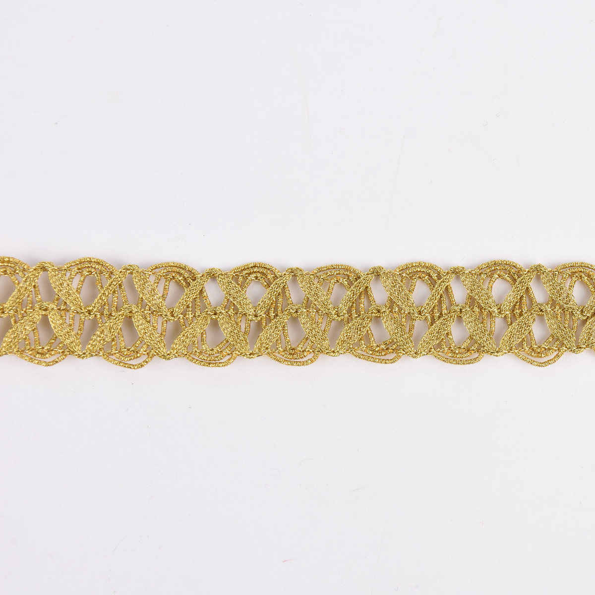 Schöner Leben Band Lurex Glitzer gold Breite: 2,5cm