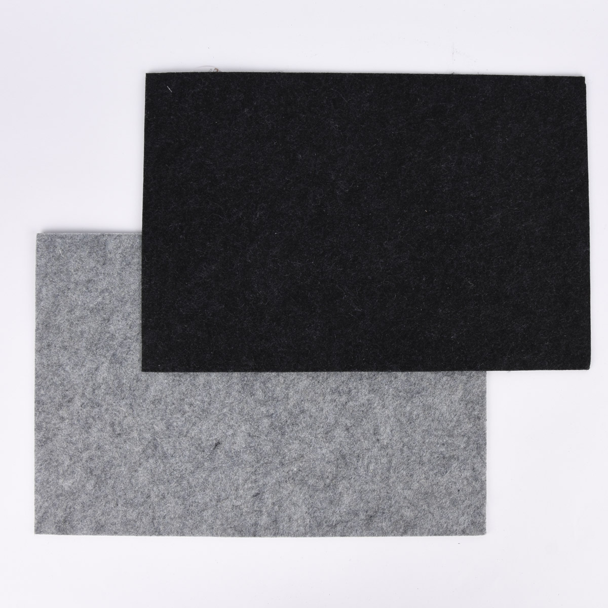 Platzset Filz eckig schwarz oder grau 45x30cm