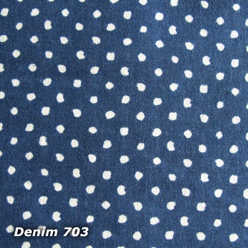 Schöner Leben Kissenhülle Dinky Dots 40x40cm denim