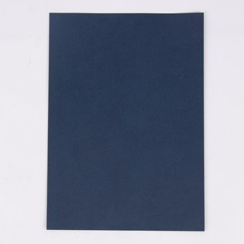 Baier & Schneider Tonpapier A4, Dunkelblau – 130 G/m², 100 Blatt, Recyclingpapier, Säurefrei