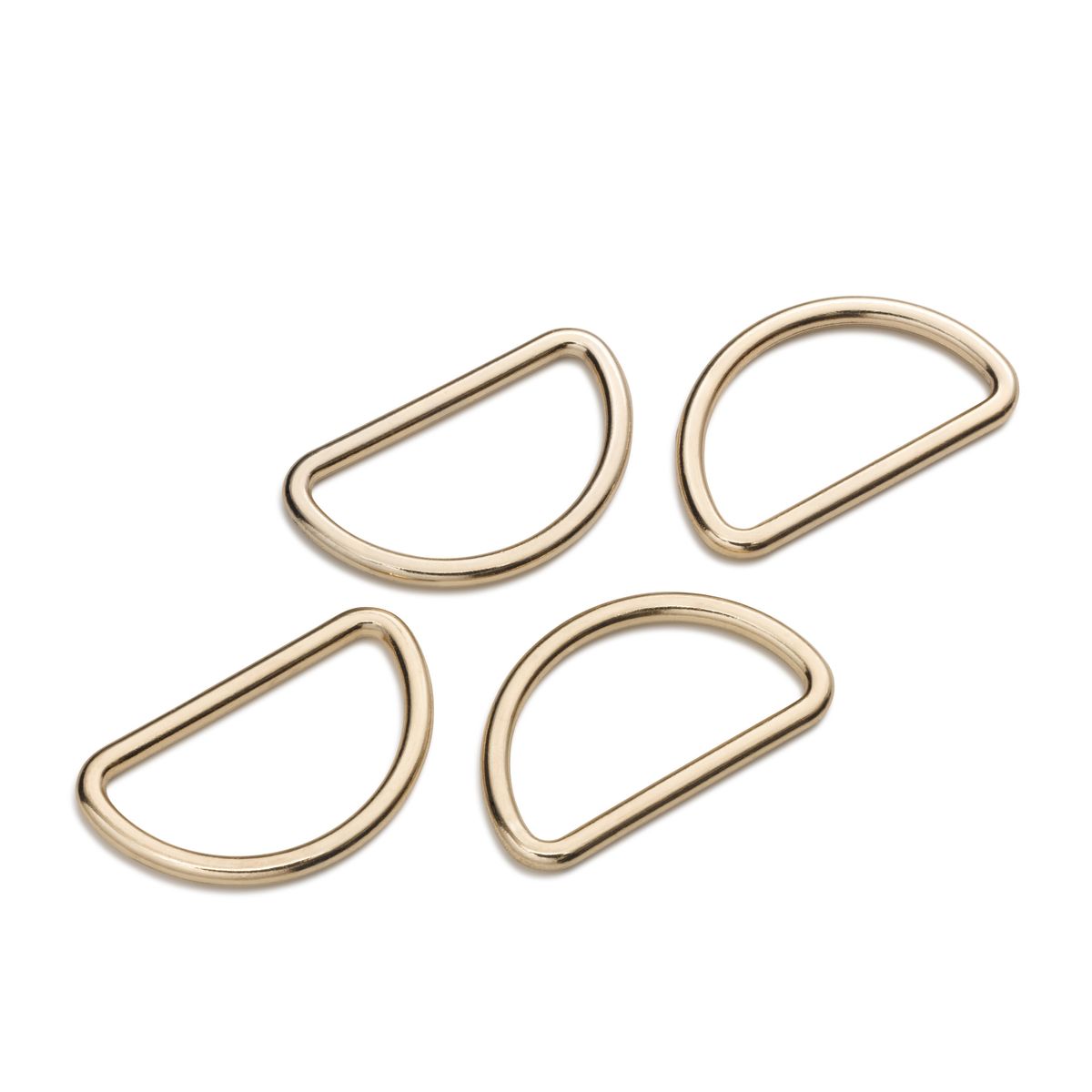 Schöner Leben Prym Halbrundringe D-Ringe 30mm new gold 4 Stück