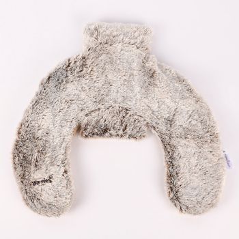Warmies Nacken Wärmekissen Neck Warmer Deluxe beige braun 100% Hirse-Lavendelfüllung