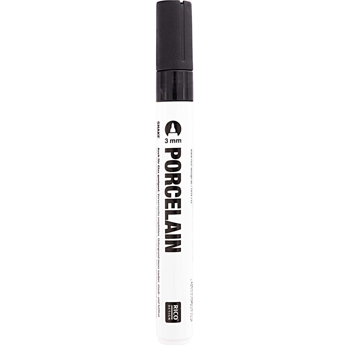 Schöner Leben Rico Design Porzellanmarker Porzellanstift 3mm schwarz