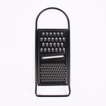 riebe Reibe Edelstahl mit 3 Funktionen schwarz 29,5x11x2,5cm