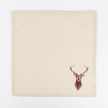 6 Stück Baumwoll-Servietten 60x60 Cm – Braun-weißes Karo, Landhausstil, Hochwertig