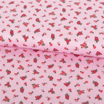 Baumwollstoff Trachtenstoffe Trachten Satin-Touch Rosen Blumen