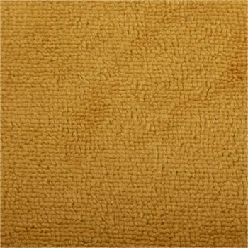 Bambus Fleece Stoff mit Baumwolle uni Ockergelb 1,45m Breite | Schner Leben