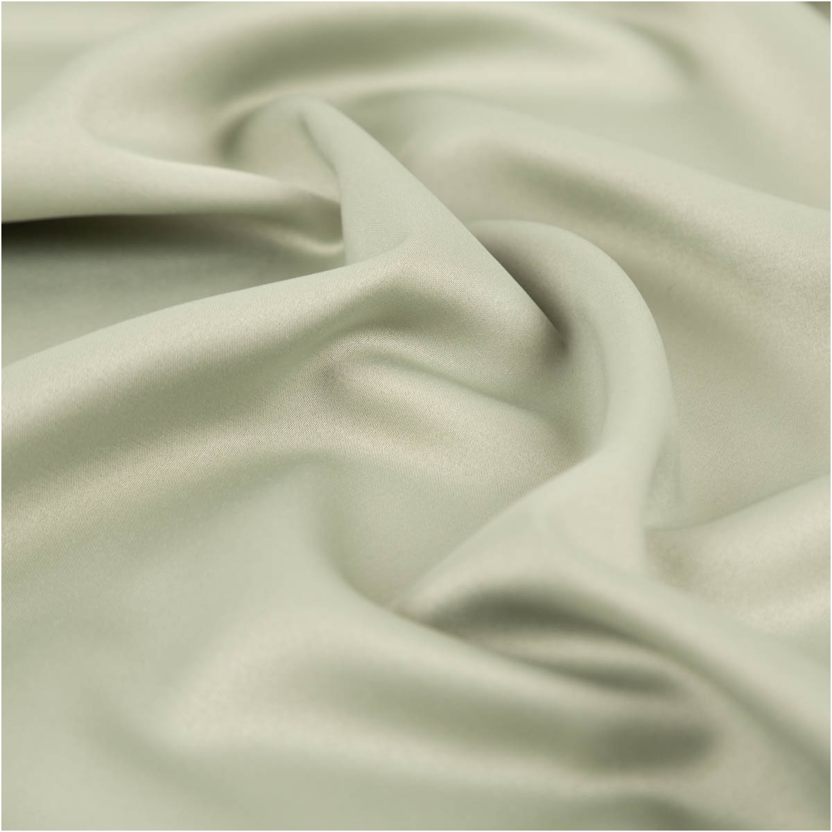 Royal Micro Satin Stoff Meterware Altgrün 1,40m Breite | Schöner Leben