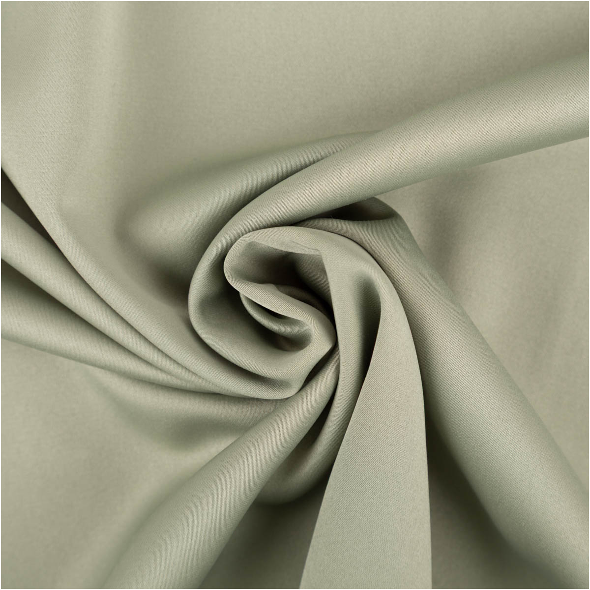 Royal Micro Satin Stoff Meterware Altgrün 1,40m Breite | Schöner Leben