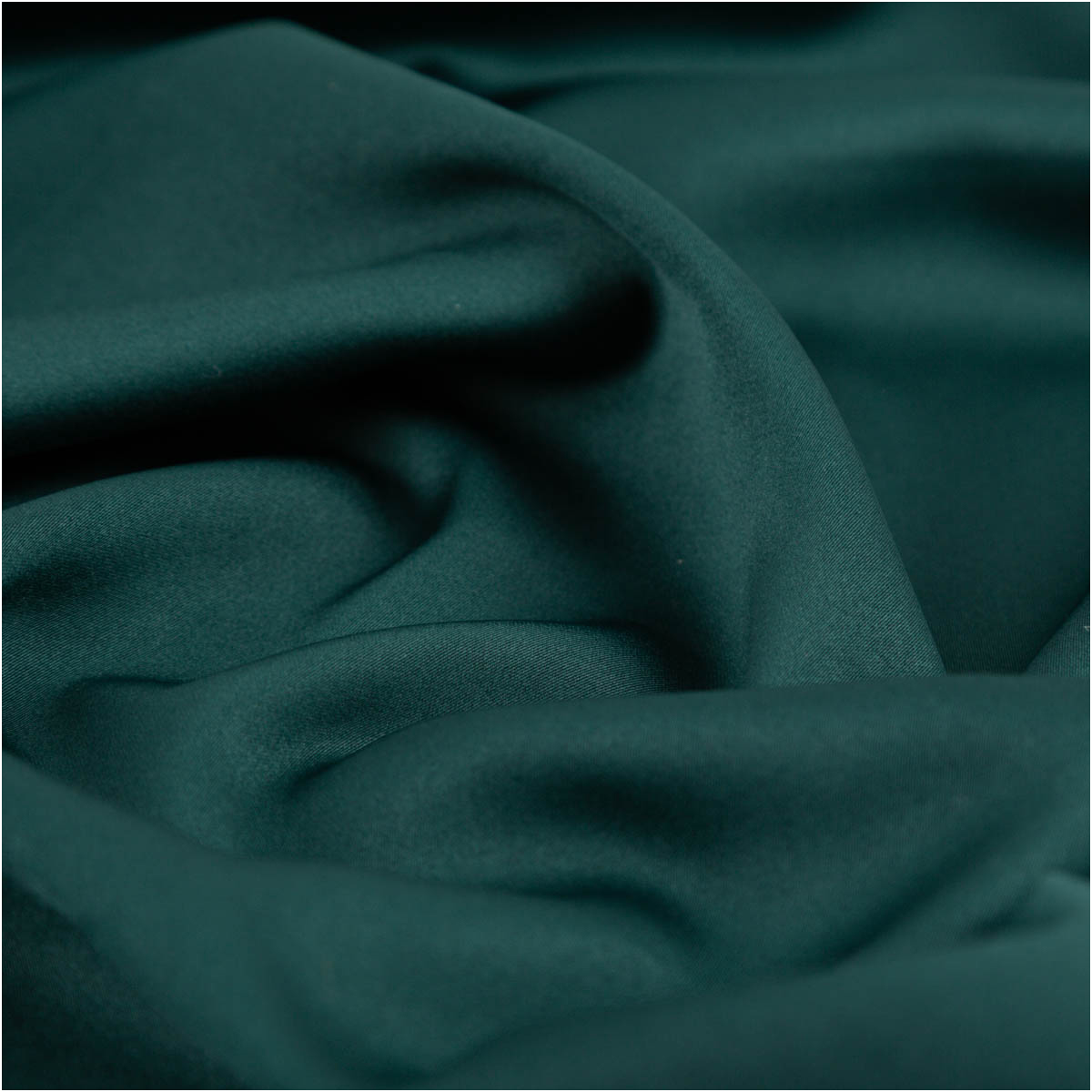 Royal Micro Satin Stoff Meterware Waldgrün 1,40m Breite | Schöner Leben