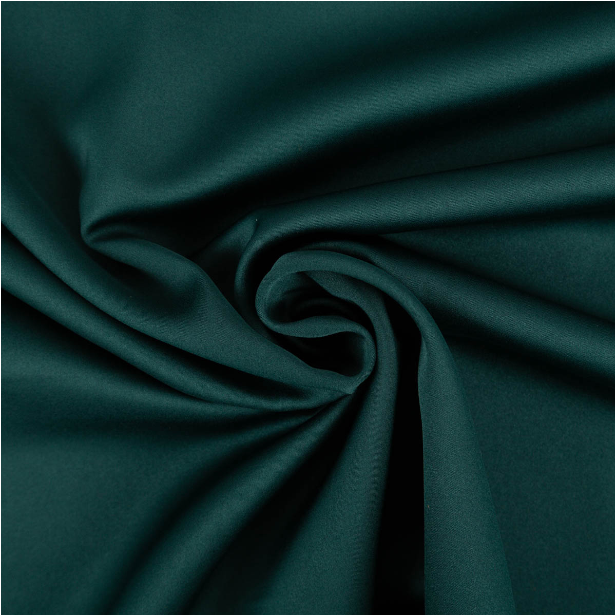 Royal Micro Satin Stoff Meterware Waldgrün 1,40m Breite | Schöner Leben