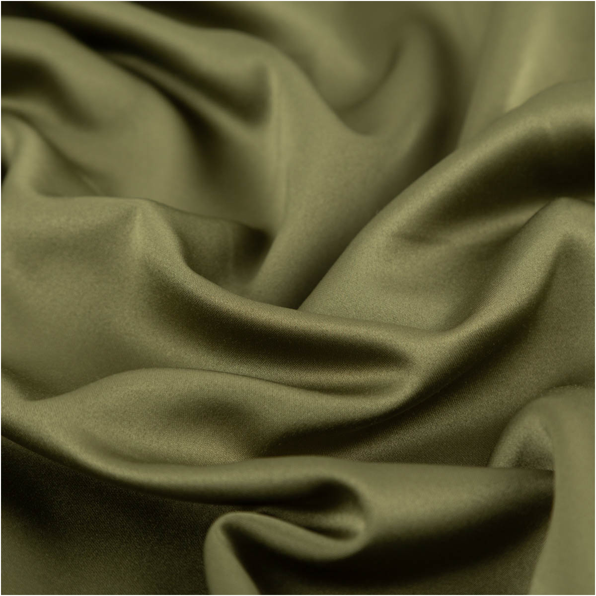 Royal Micro Satin Stoff Meterware Jägergrün 1,40m Breite | Schöner Leben